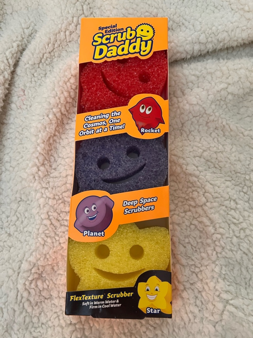 Scrub Daddy SPECIAL EDITION Outer Space Shapes Set - Rocket Planet Star